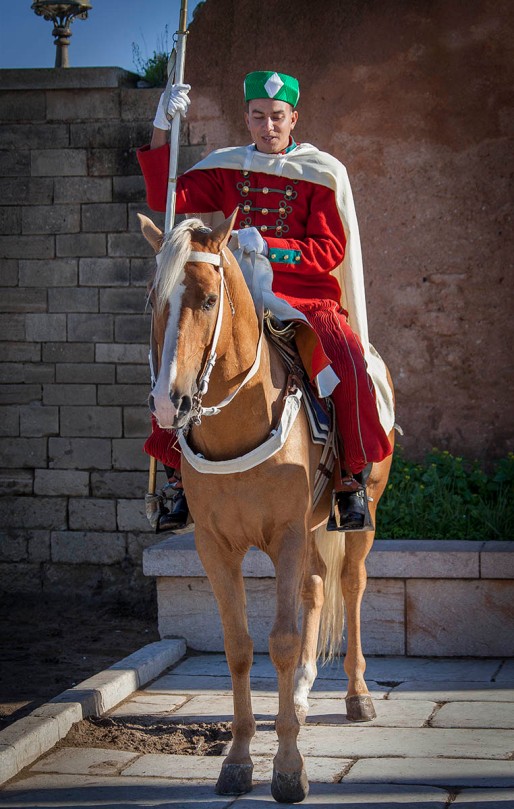 Ceremonial Palace Guard, Rabat, Morocco.