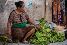Banana Vendor, Indonesia.